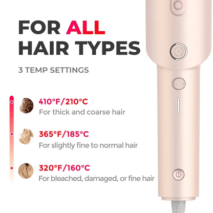 Free Shipping 🔥Automatic Rotating Curling Iron - Upgraded Long Barrel Curling Wand for Long Hair