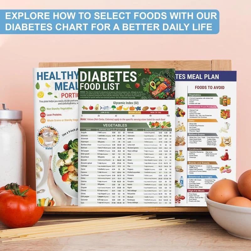 📘Buy 2 Free Shipping✨Special for Diabetes🔥Diabetes Tracker Book with Food List