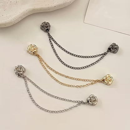 🔥2026 New Magnetic Chain Buckle for Pants Hem Fixing, Anti-Dragging, Clothing Shortening, and Decorative Hem Clips