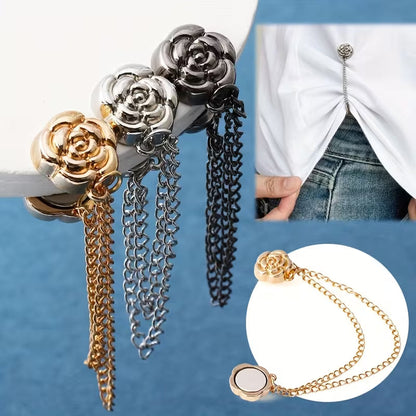 🔥2026 New Magnetic Chain Buckle for Pants Hem Fixing, Anti-Dragging, Clothing Shortening, and Decorative Hem Clips