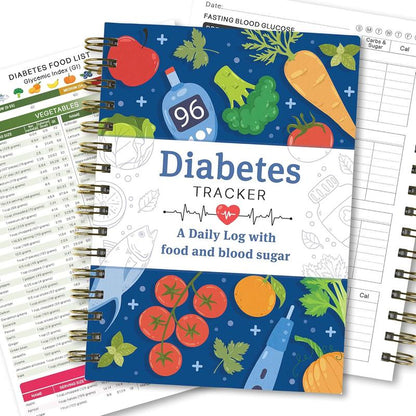 📘Buy 2 Free Shipping✨Special for Diabetes🔥Diabetes Tracker Book with Food List