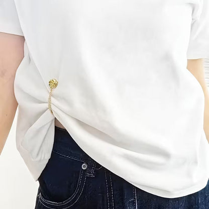 🔥2026 New Magnetic Chain Buckle for Pants Hem Fixing, Anti-Dragging, Clothing Shortening, and Decorative Hem Clips