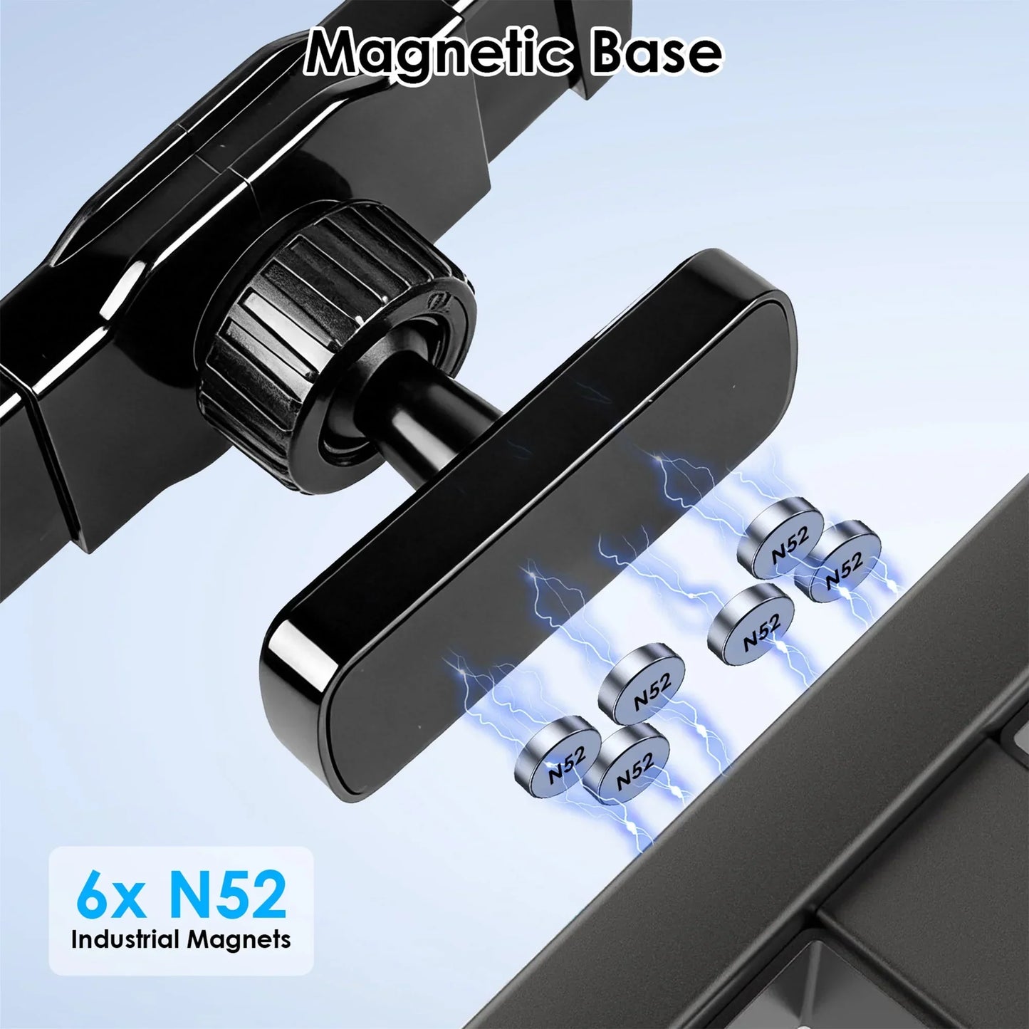 🔥Limited Time 50% Off✨✨360° Rotatable Gym Phone Holder with Strong Magnets