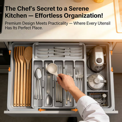 FREE SHIPPING🔥🔥Expandable Kitchen Utensil Drawer Tray