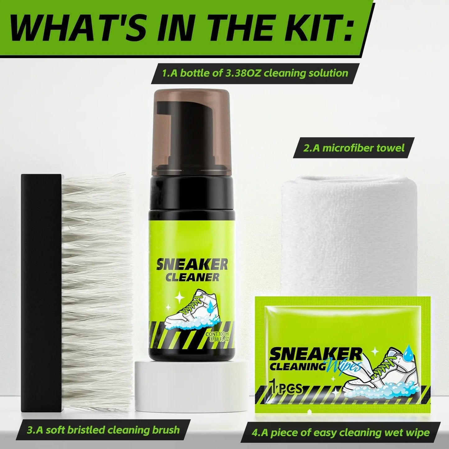 Cleaning Kit for Leather, Suede, Canvas, Mesh & More