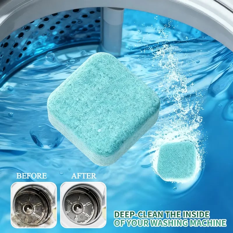 🔥Buy 2 Free Shipping🔥24 PCS Eco-Friendly Washing Machine Cleaner Fights Pet Odors & Hair Build-Up for Fresh Clean Machines detail view