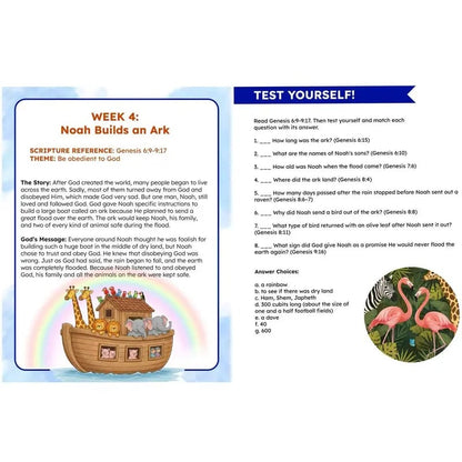 🔥Buy 2 Save 10%🔥Bible Study Workbook for Kids Notebook