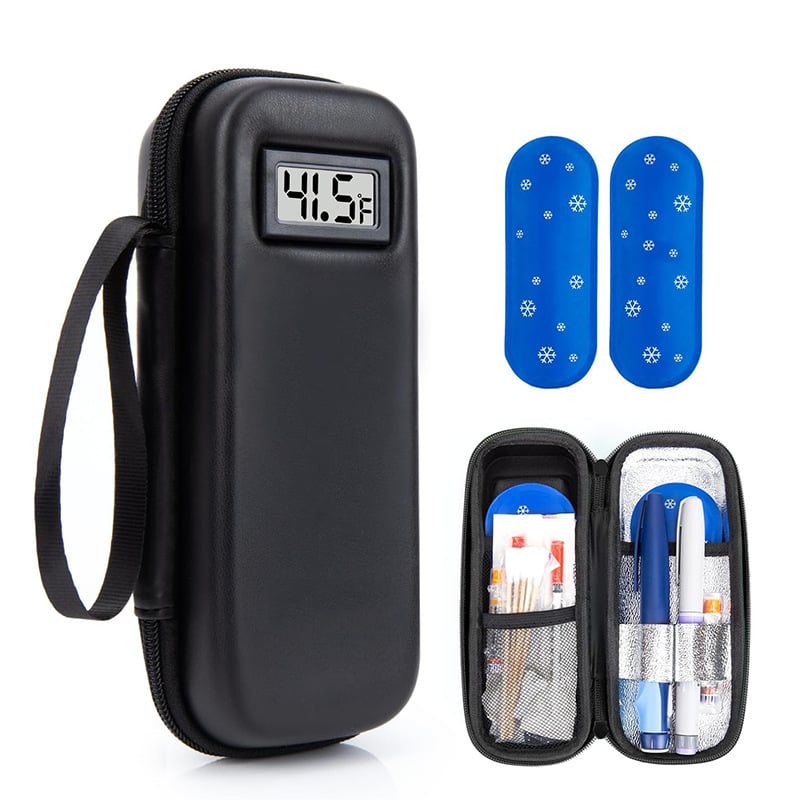 Insulin Cooler Travel Case with Temperature Display