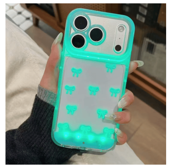 📱Vibrant LED Bowknot Phone Case detail view