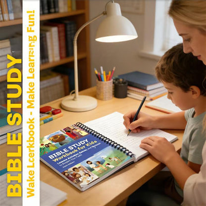 🔥Buy 2 Save 10%🔥Bible Study Workbook for Kids Notebook