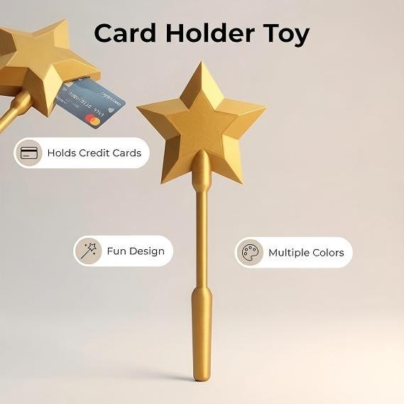 MagicFairy "Fairy Wand Credit Card Holder"