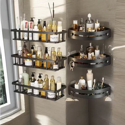 Triangle Shower Caddy Drill Free Wall MountShower Organizer(3 PCS)