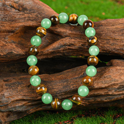 🔥Money Attraction Bracelet with Green Aventurine & Tiger Eye