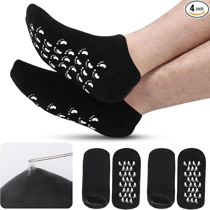 🏆35K+ SOLD! Buy 1 get 1 free!🥳Maxiora Moisturizing Gel Socks