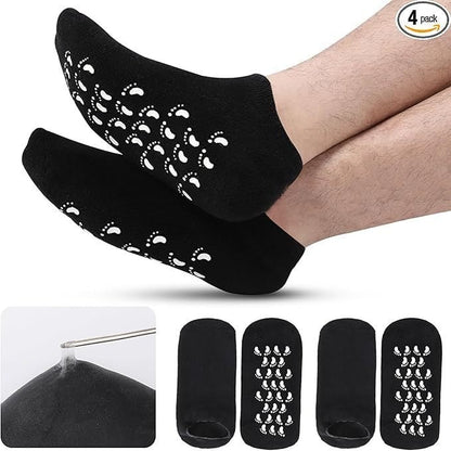 🏆35K+ SOLD! Buy 1 get 1 free!🥳Maxiora Moisturizing Gel Socks