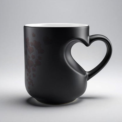 🔥Limited Time 52% Off✨Heart-Shaped Color Changing Magic Ceramic Mug