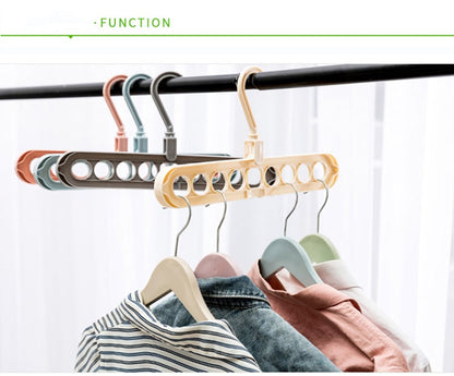 9-in-1 Space Saver! –🤩Rotating Windproof Clothes Organizer (2pcs)