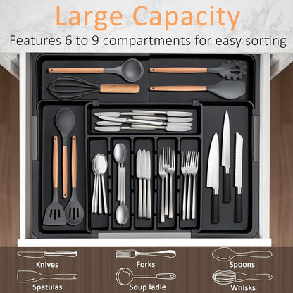 FREE SHIPPING🔥🔥Expandable Kitchen Utensil Drawer Tray