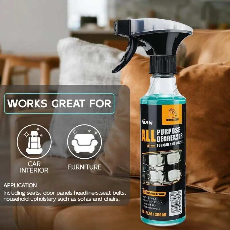 Multi-purpose Cleaning Spray - Heavy Duty Stain Remover for Car Interiors & Home Surfaces detail view