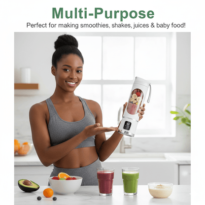 FREE SHIPPING🔥🔥Ultimate Portable Blender – USB Rechargeable & Compact for Smoothies On-The-Go