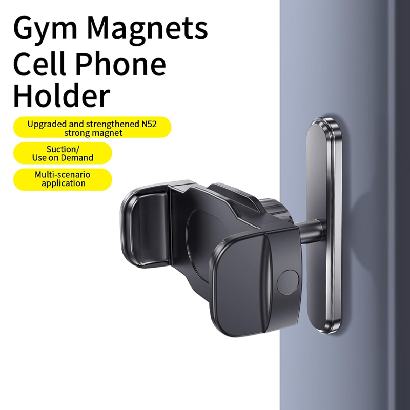 🔥Limited Time 50% Off✨✨360° Rotatable Gym Phone Holder with Strong Magnets